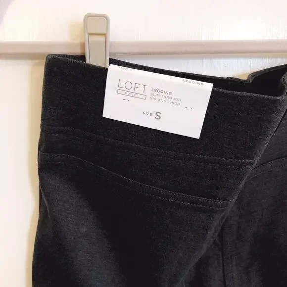 LOFT Charcoal Gray Ponte Leggings - Picture 11 of 14